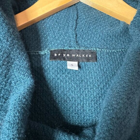 Bryn Walker Cashmere Blend Cowl Neck Pocket Poncho size S - Picture 3 of 6